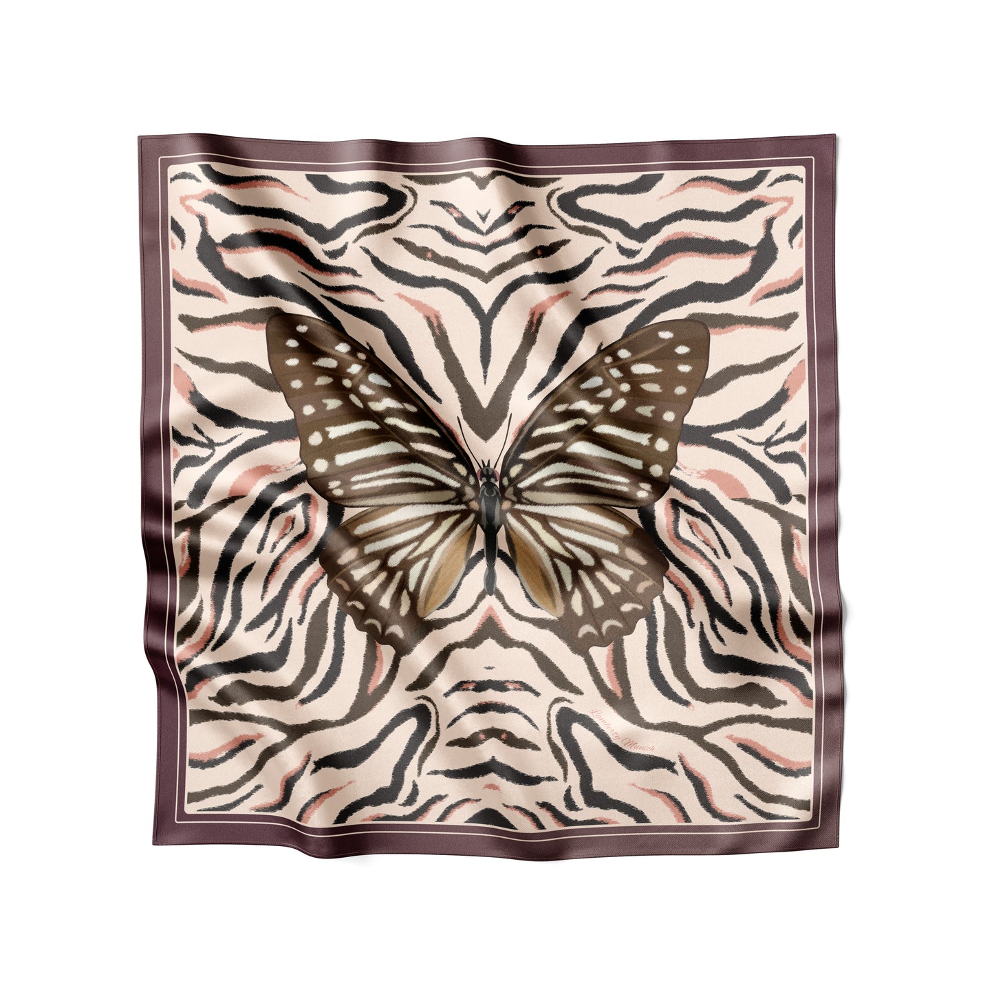 Spotted Zebra - Midi Silk Scarf