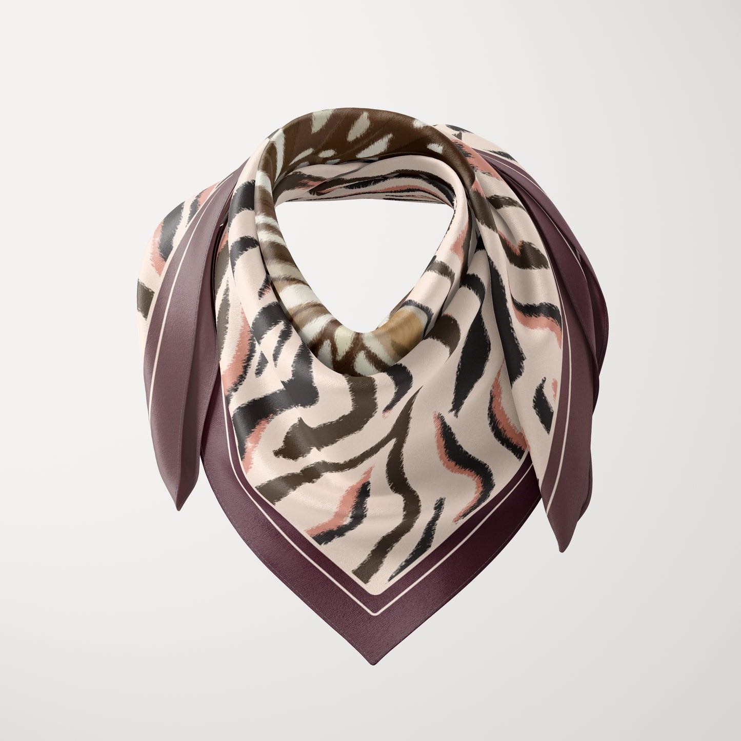 Spotted Zebra - Midi Silk Scarf