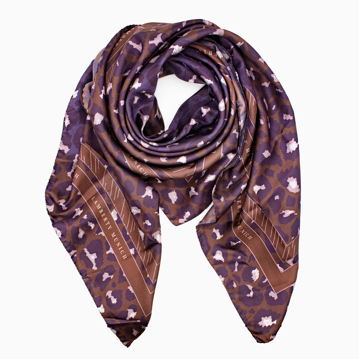 Leopard Print - Maxi Silk Scarf
