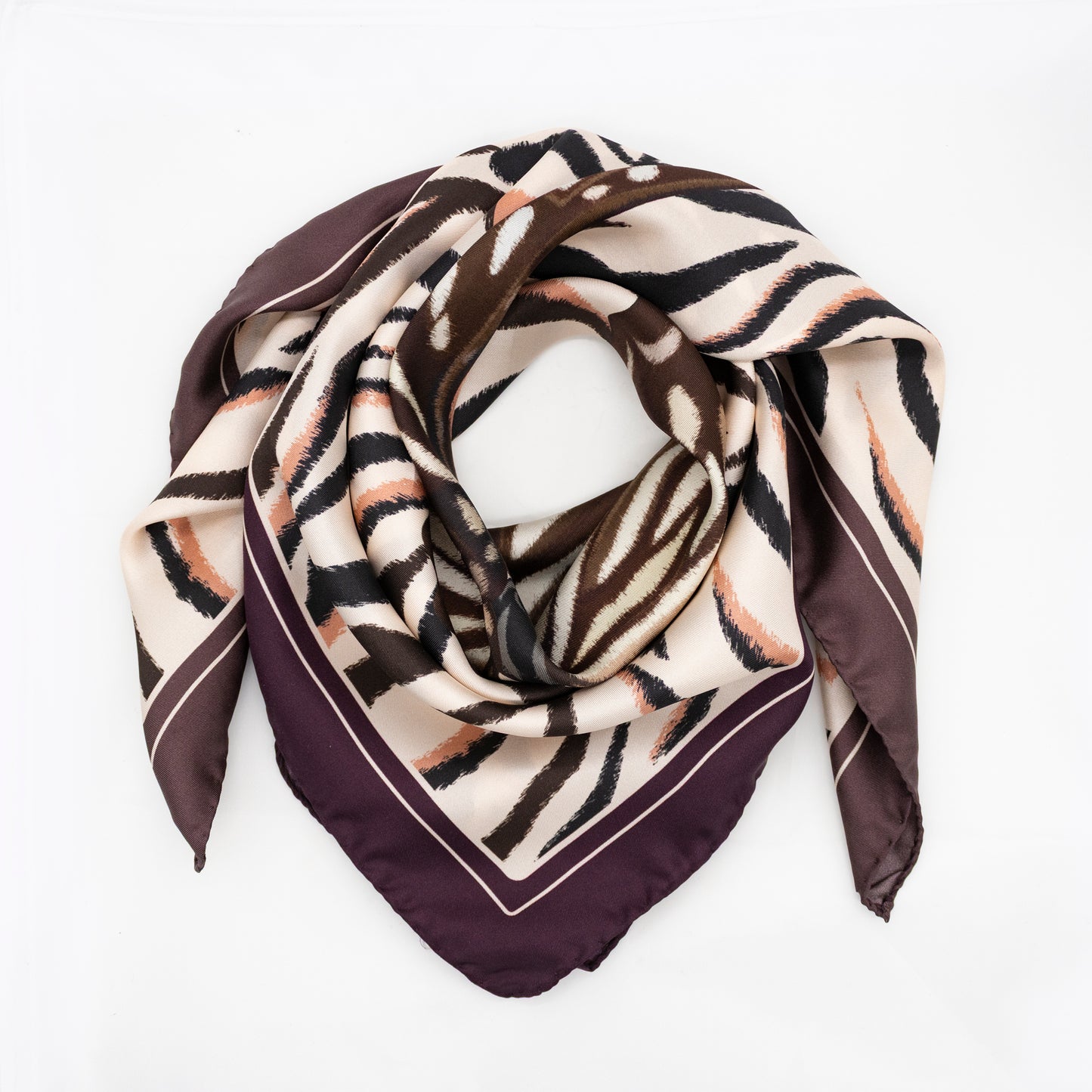 Spotted Zebra - Midi Silk Scarf