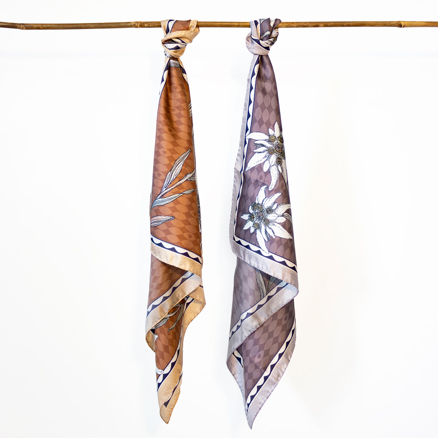 Edelweiss Alpenglow Midi Silk Scarf