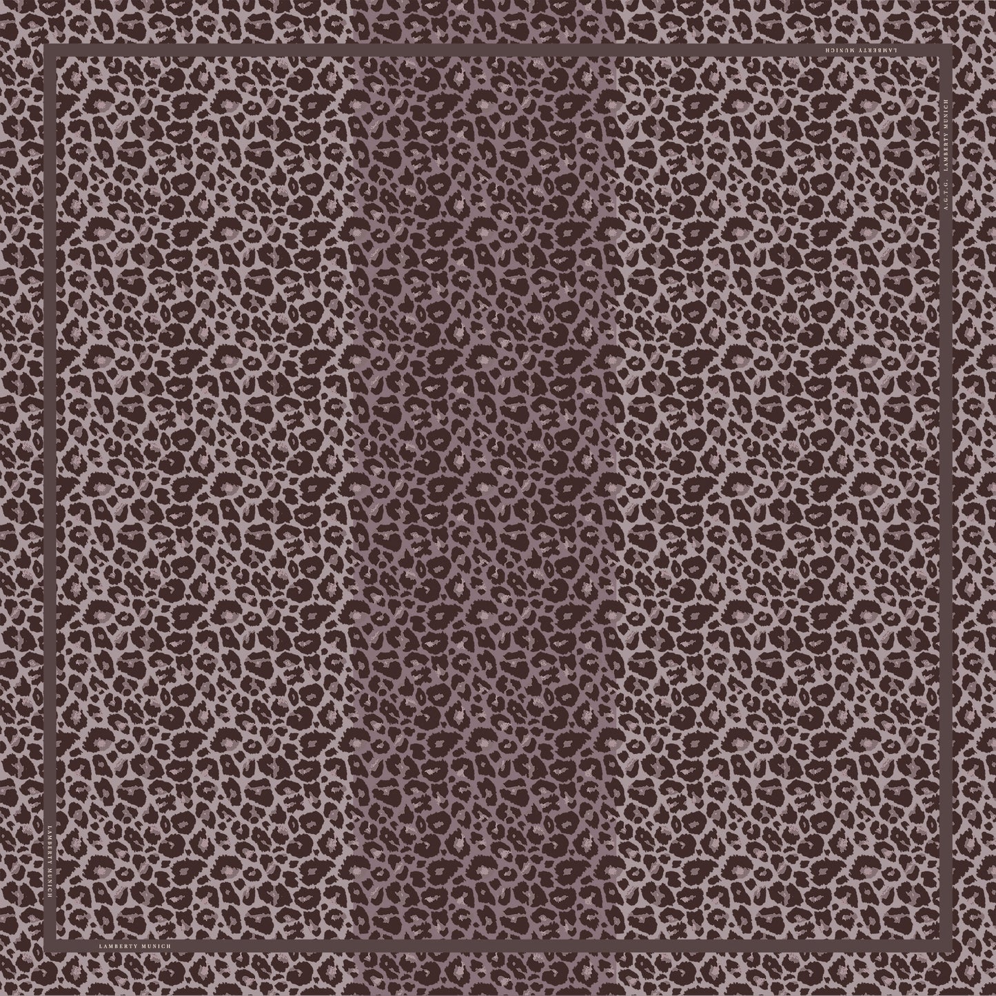 Savannah Leopard - Taupe - Maxi Cube - Silk & Wool Scarf