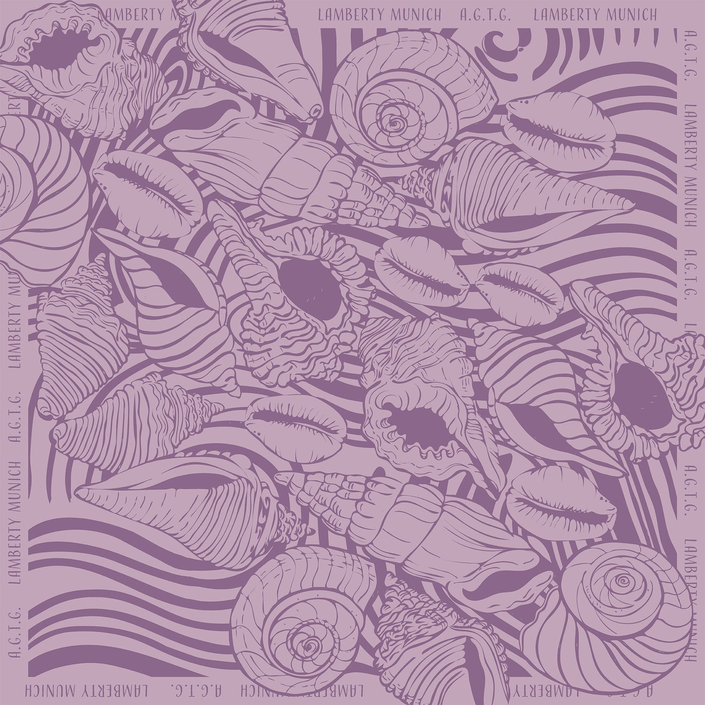 One Hundred Seashells - Midi Silk and Wool Scarf
