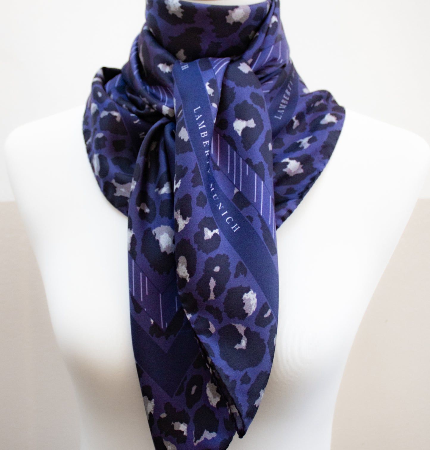 Leopard Print - Maxi Silk Scarf