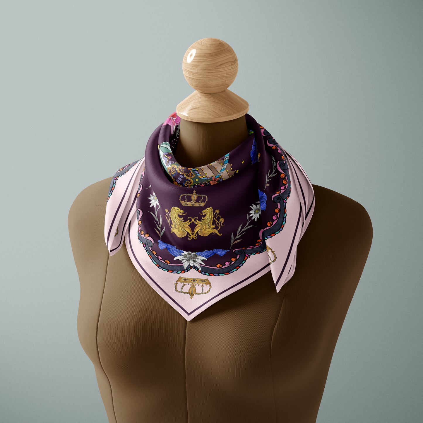 Homage to Munich Octoberfest - Silk Scarf