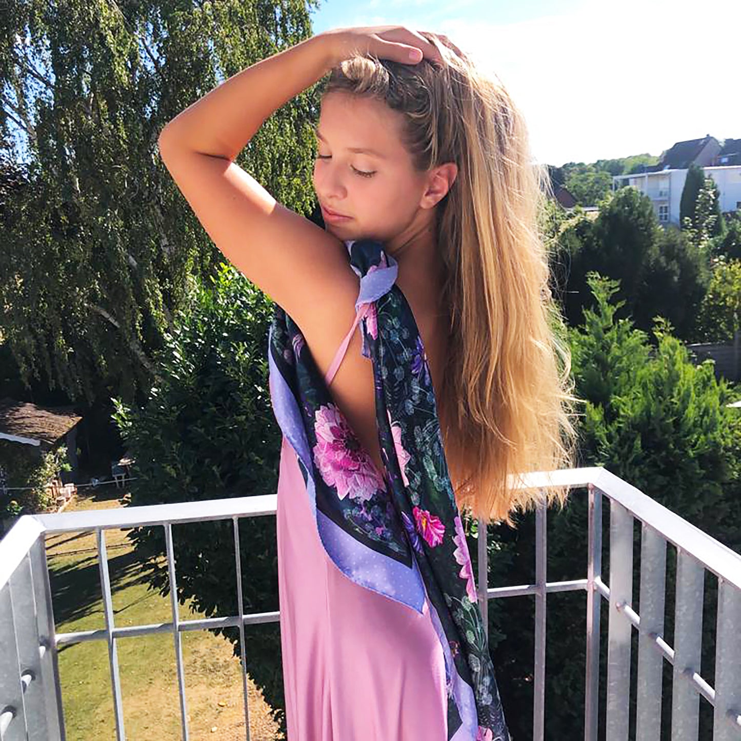 Flowers of Regents Park - Classic Silk Scarf