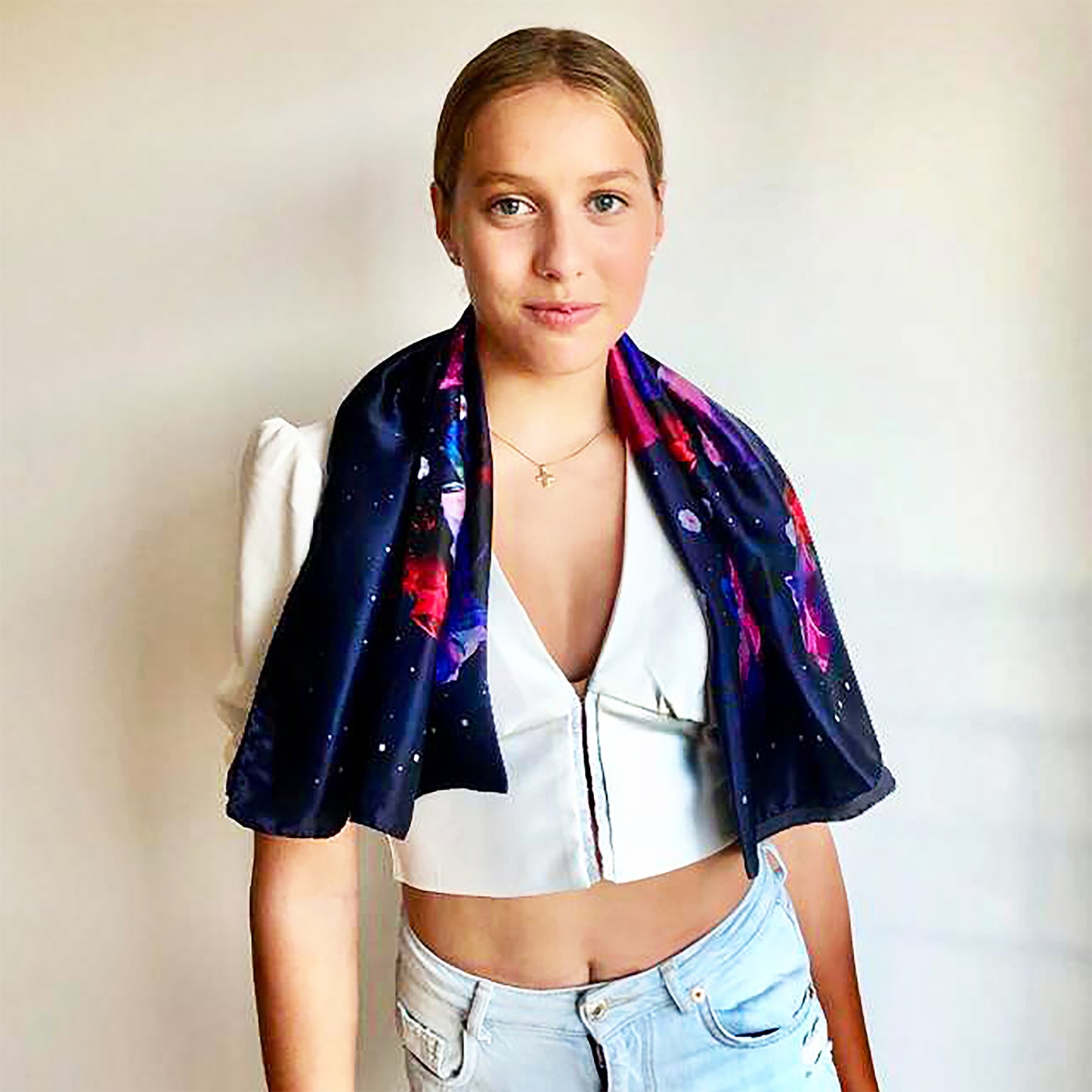 Roses & Luminaries - Silk Scarf