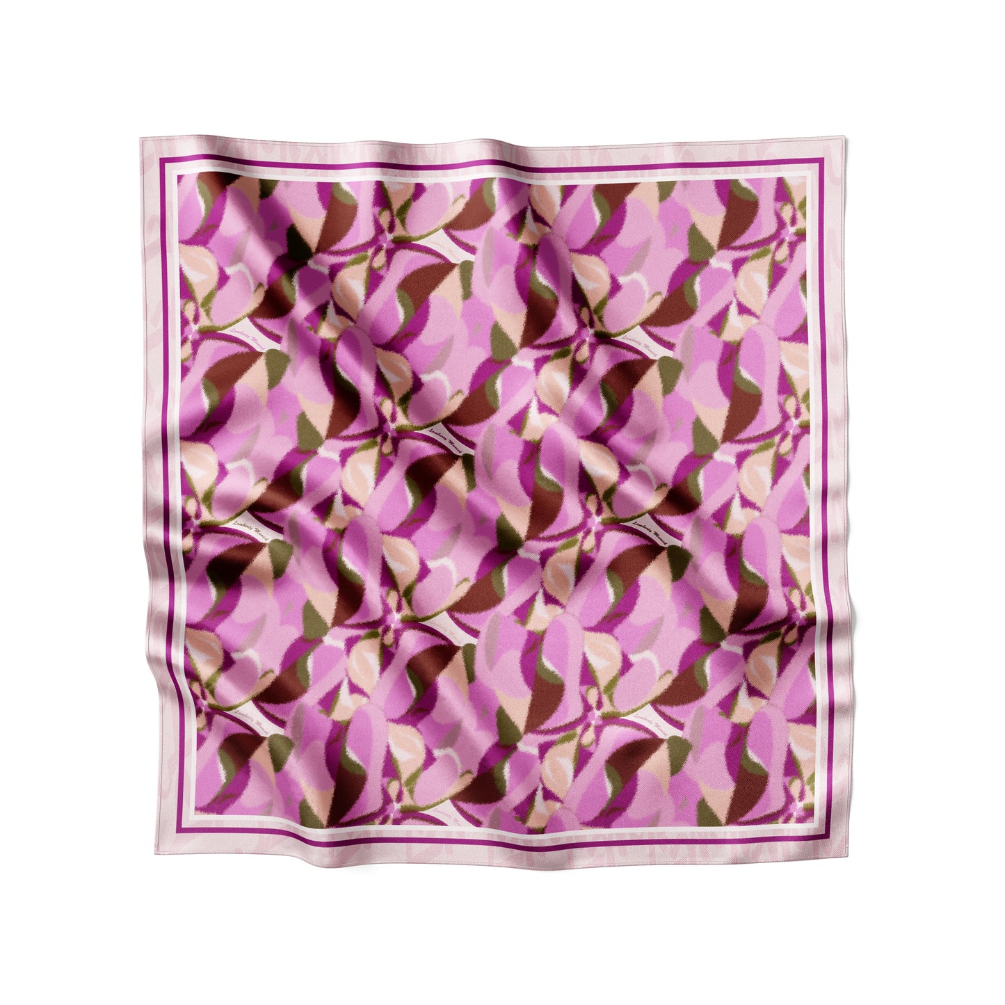 Harmony Lino Seidenschal mit Blumenmuster
