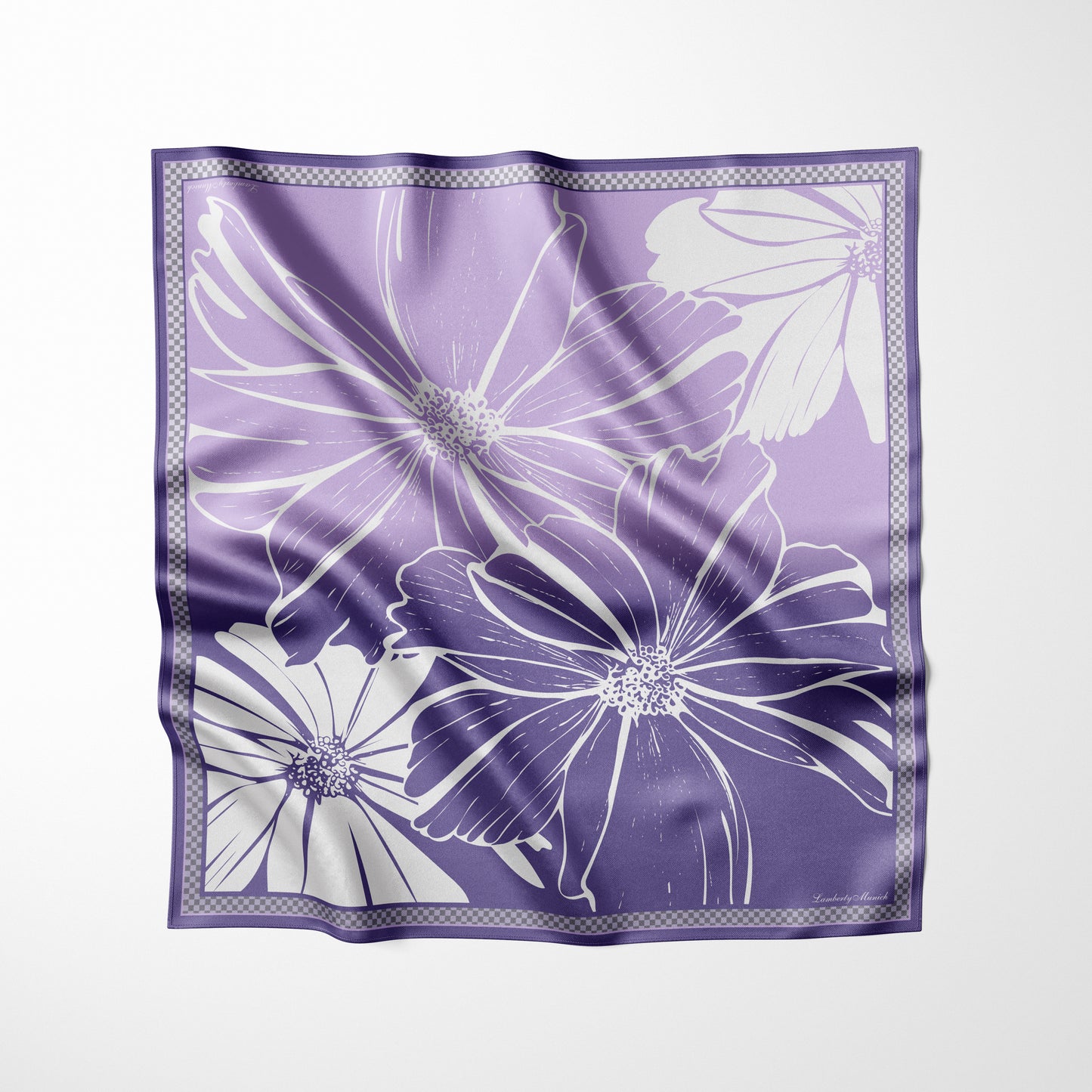 Cosmos Flower - Midi Silk Scarf