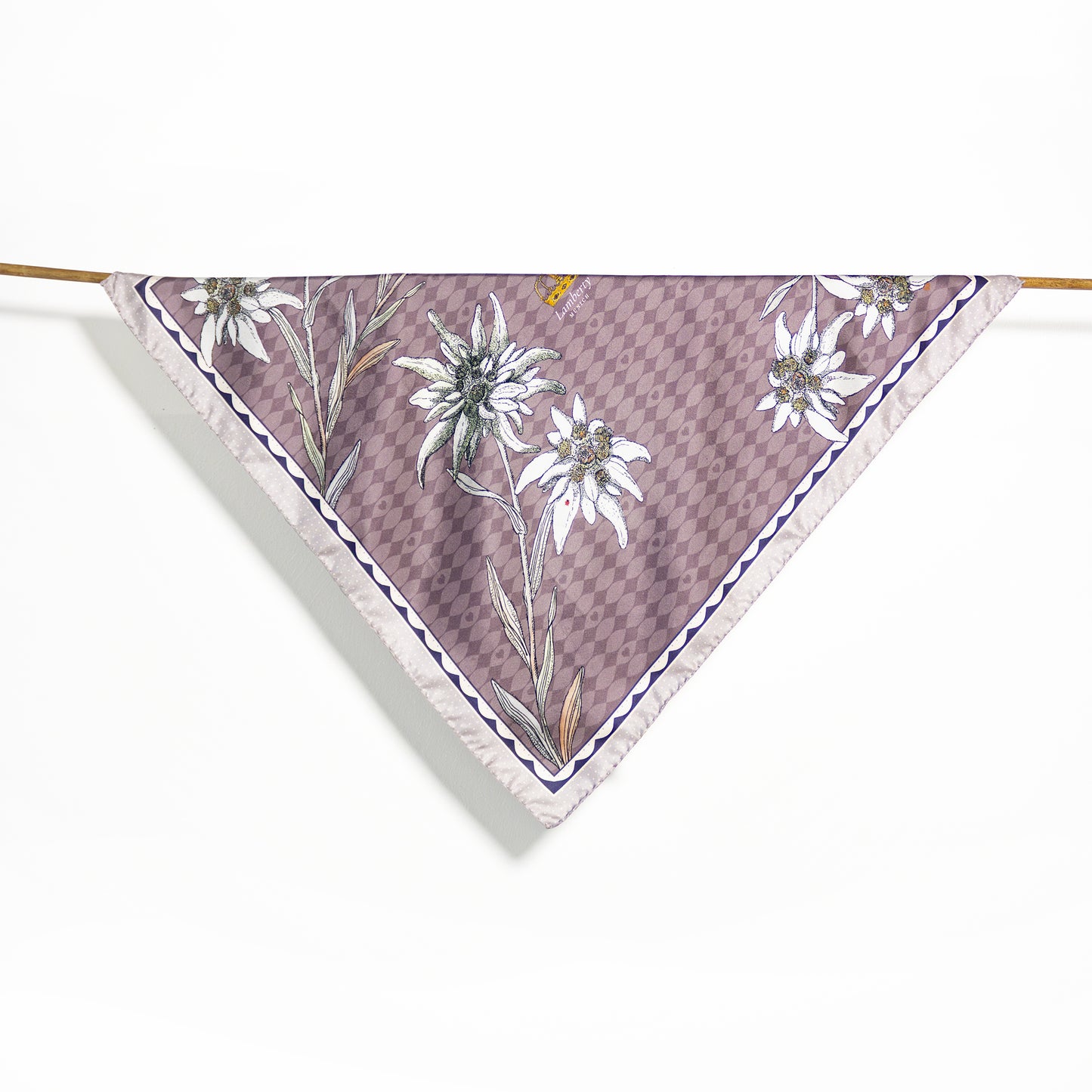 Edelweiss Alpenglow Midi Silk Scarf