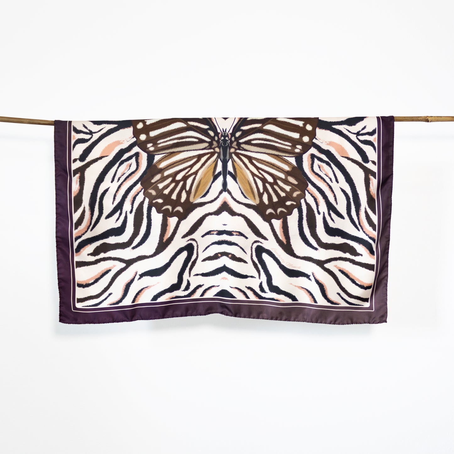 Spotted Zebra - Midi Silk Scarf