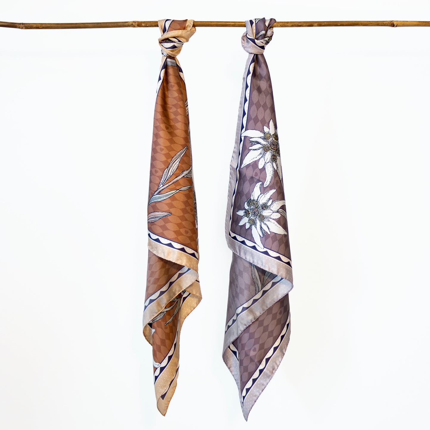 Edelweiss Alpenglow Midi Silk Scarf