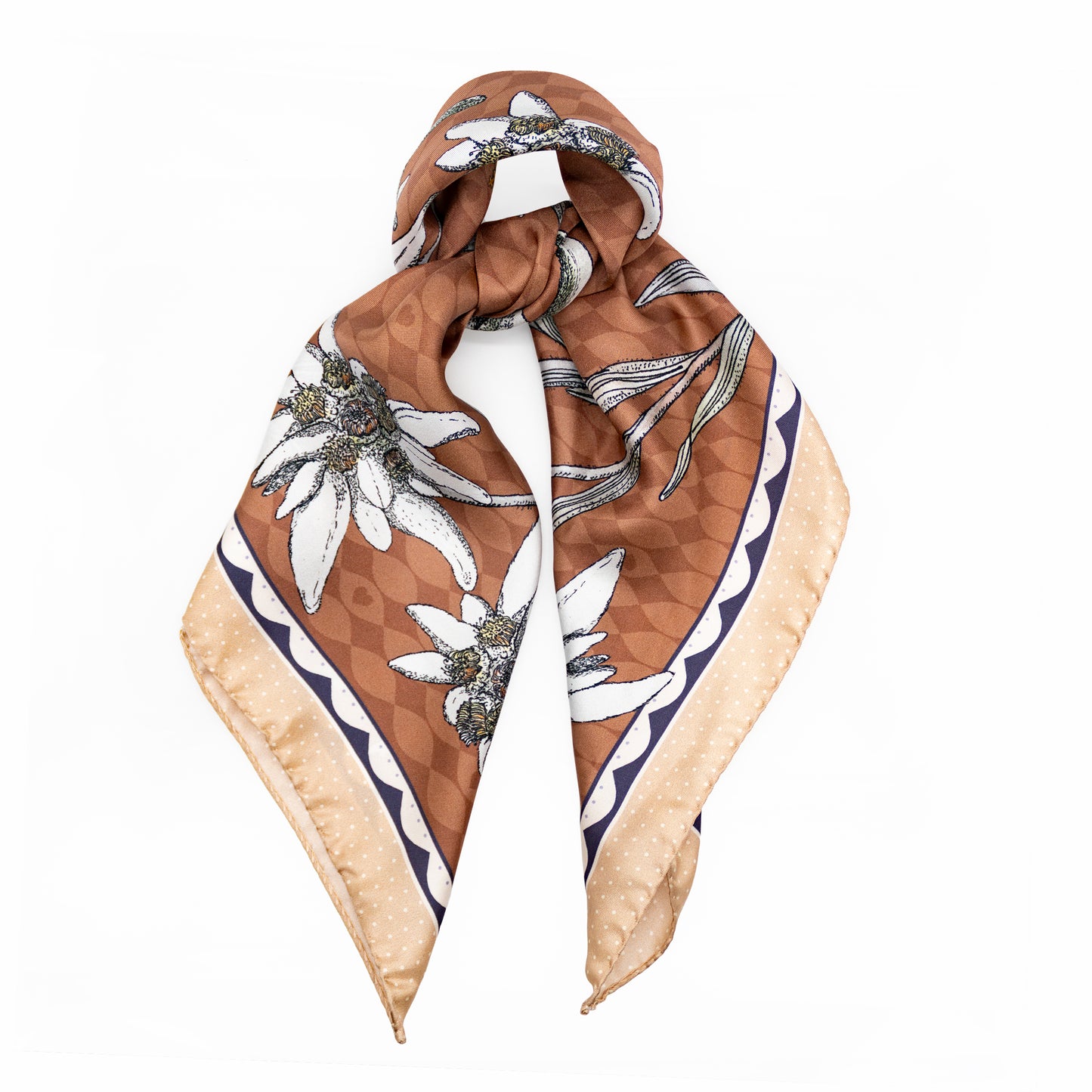 Edelweiss Alpenglow Midi Silk Scarf