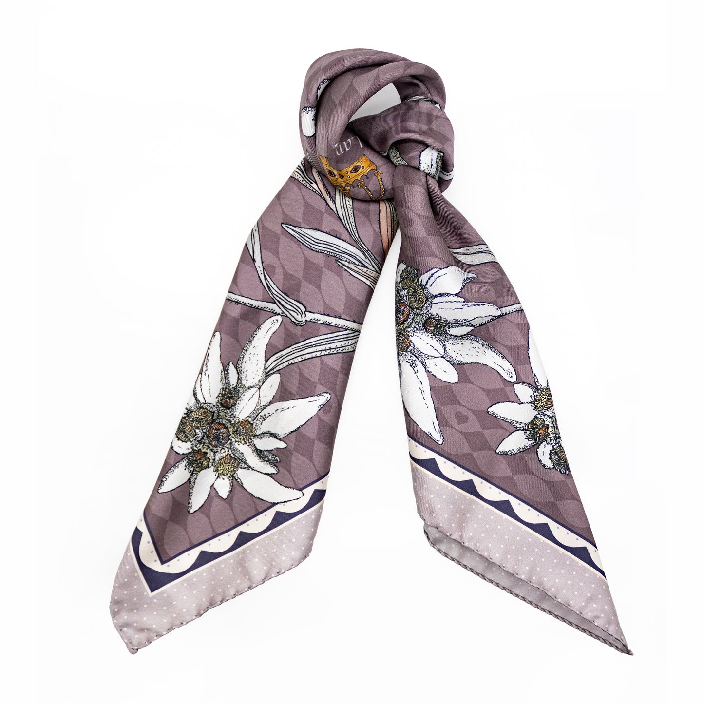 Edelweiss Alpenglow Midi Silk Scarf