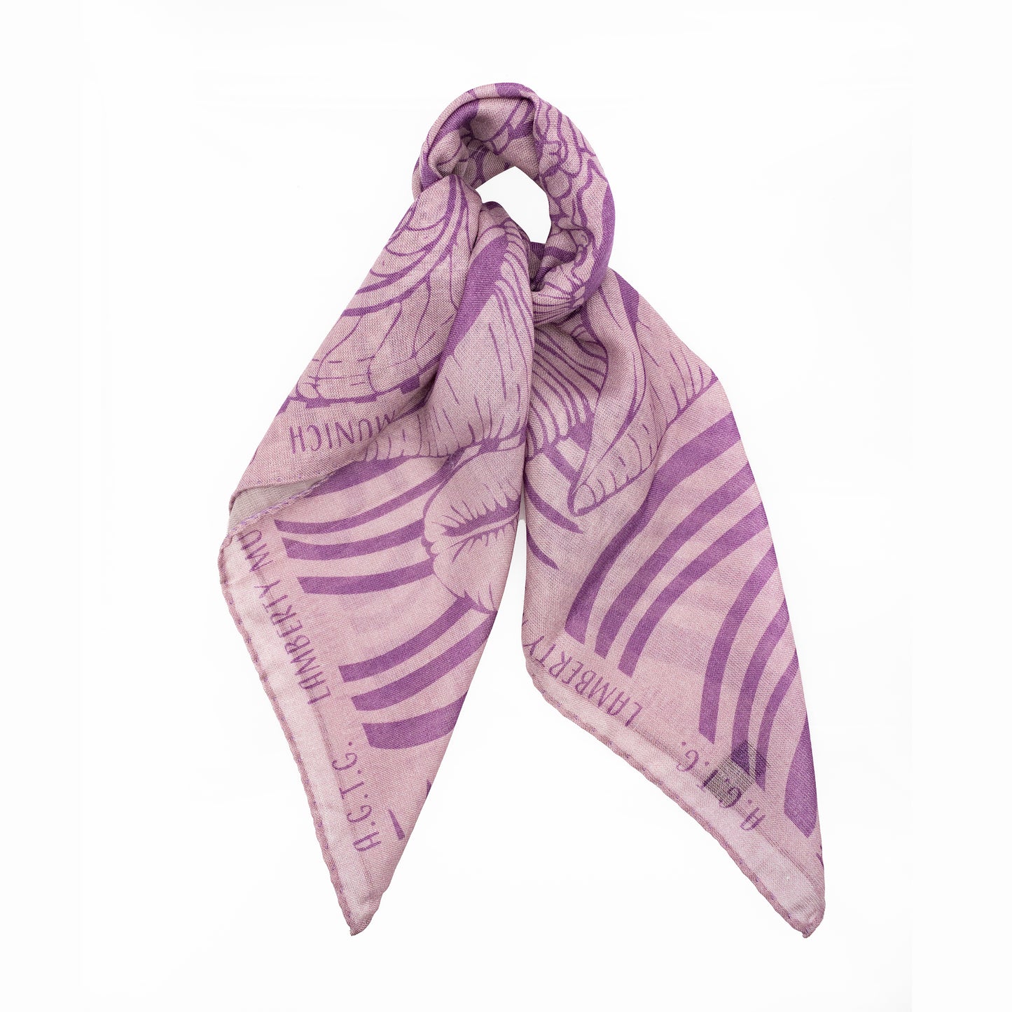 One Hundred Seashells - Midi Silk and Wool Scarf
