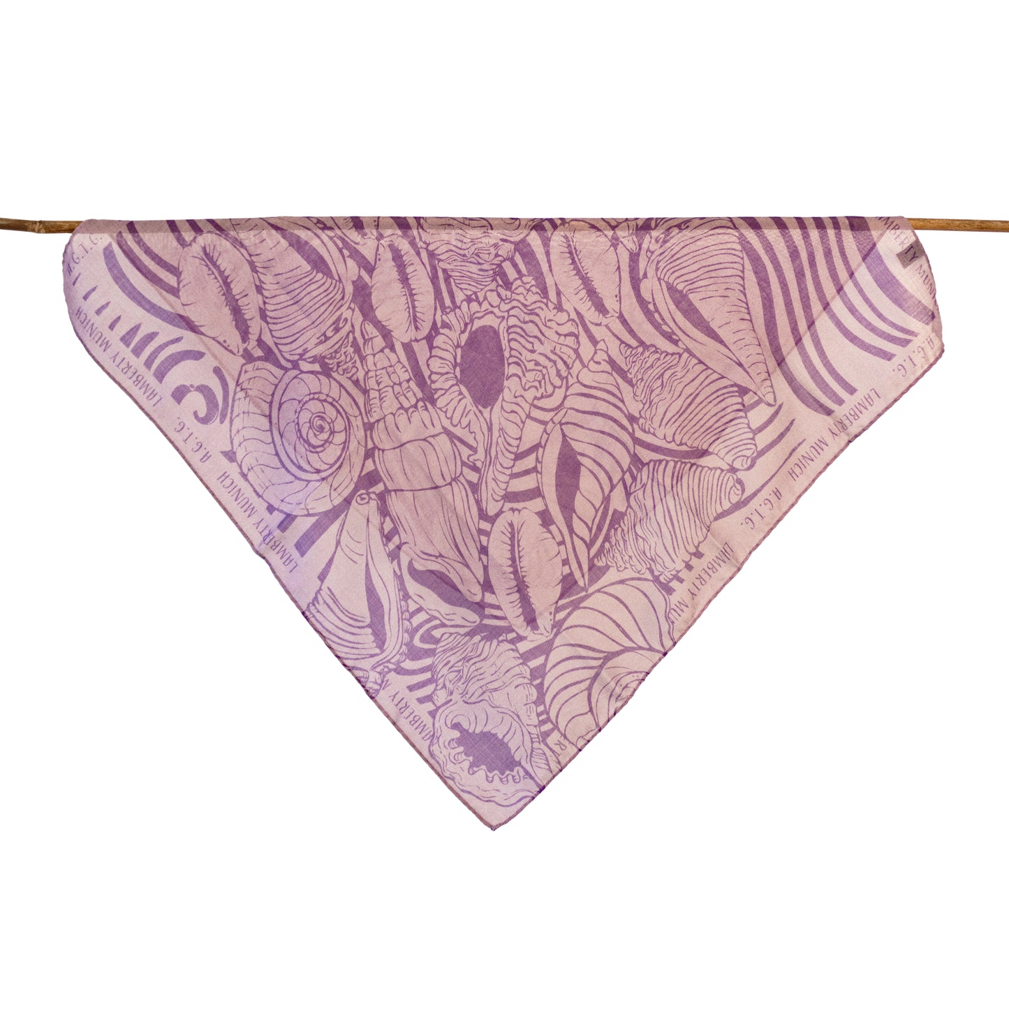 One Hundred Seashells - Midi Silk and Wool Scarf