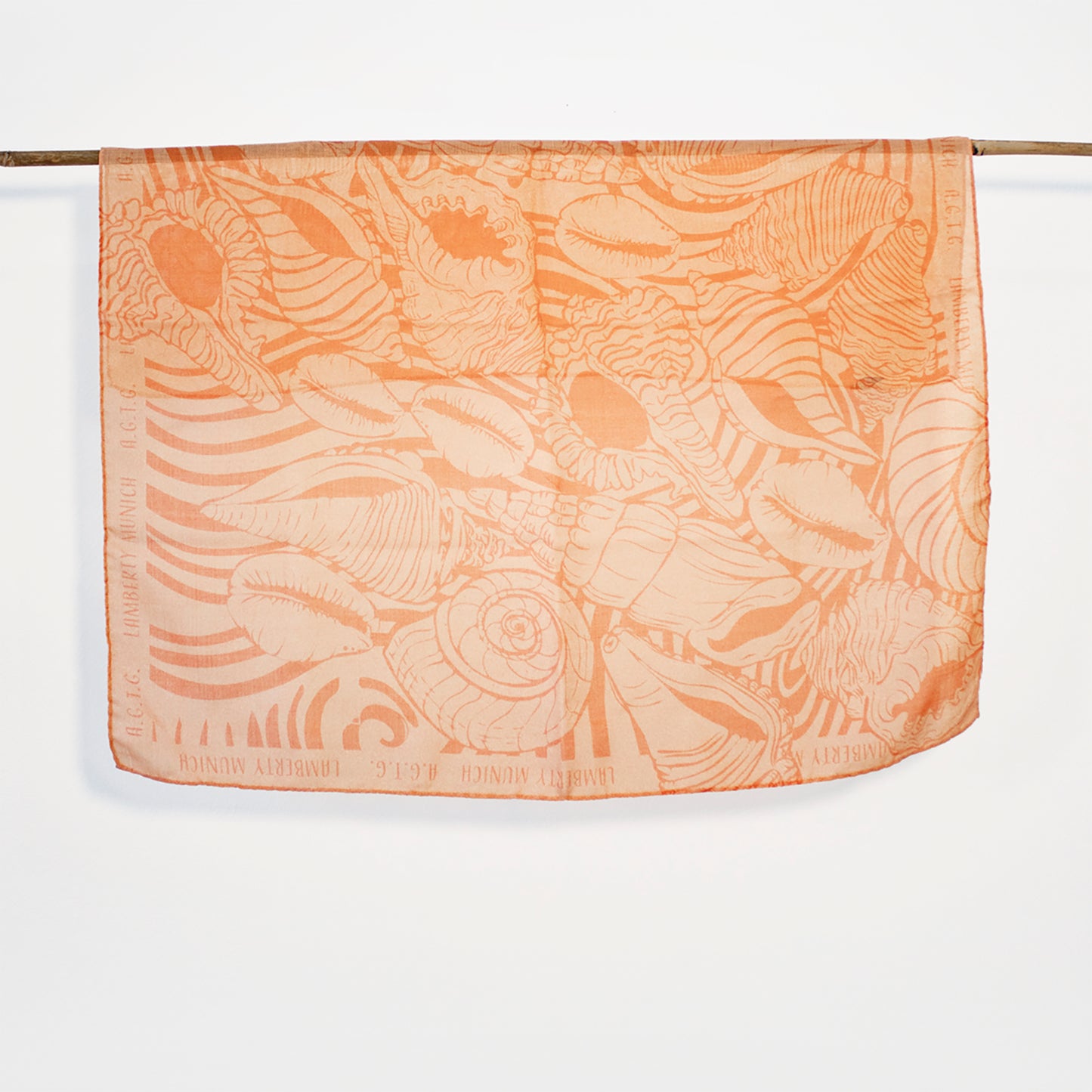 One Hundred Seashells - Midi Silk and Wool Scarf