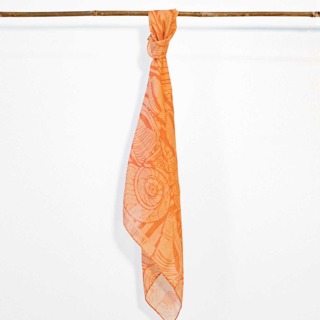 One Hundred Seashells - Midi Silk and Wool Scarf