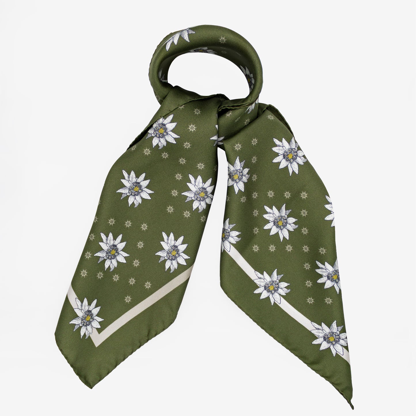 Tuch 70 Alpine Edelweiss Midi Silk Twill Sweet Pea