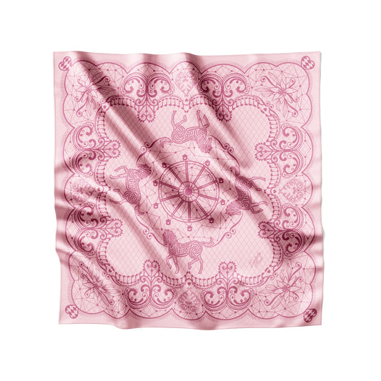 Harmony Lino Seidenschal mit Blumenmuster