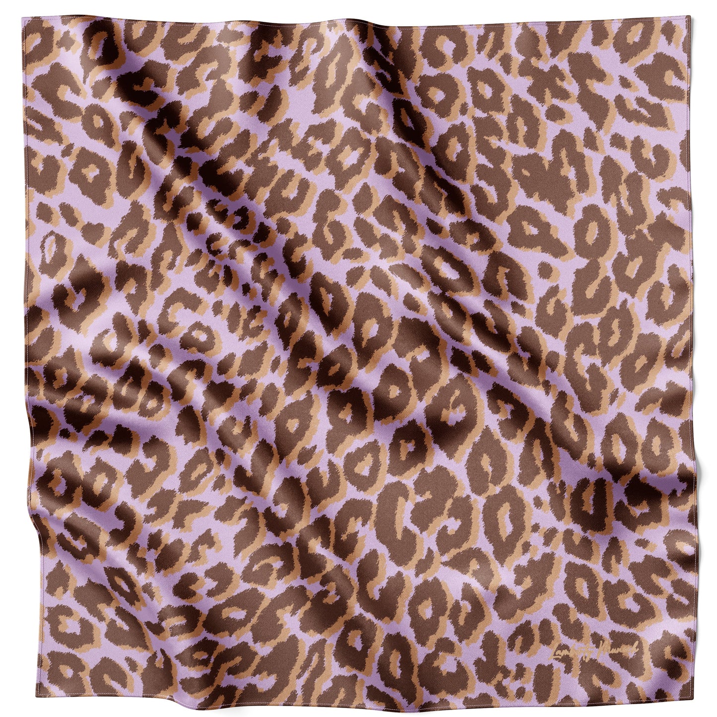 Tuch 70 Glattes Gepard - Midi Seidentwill Prism