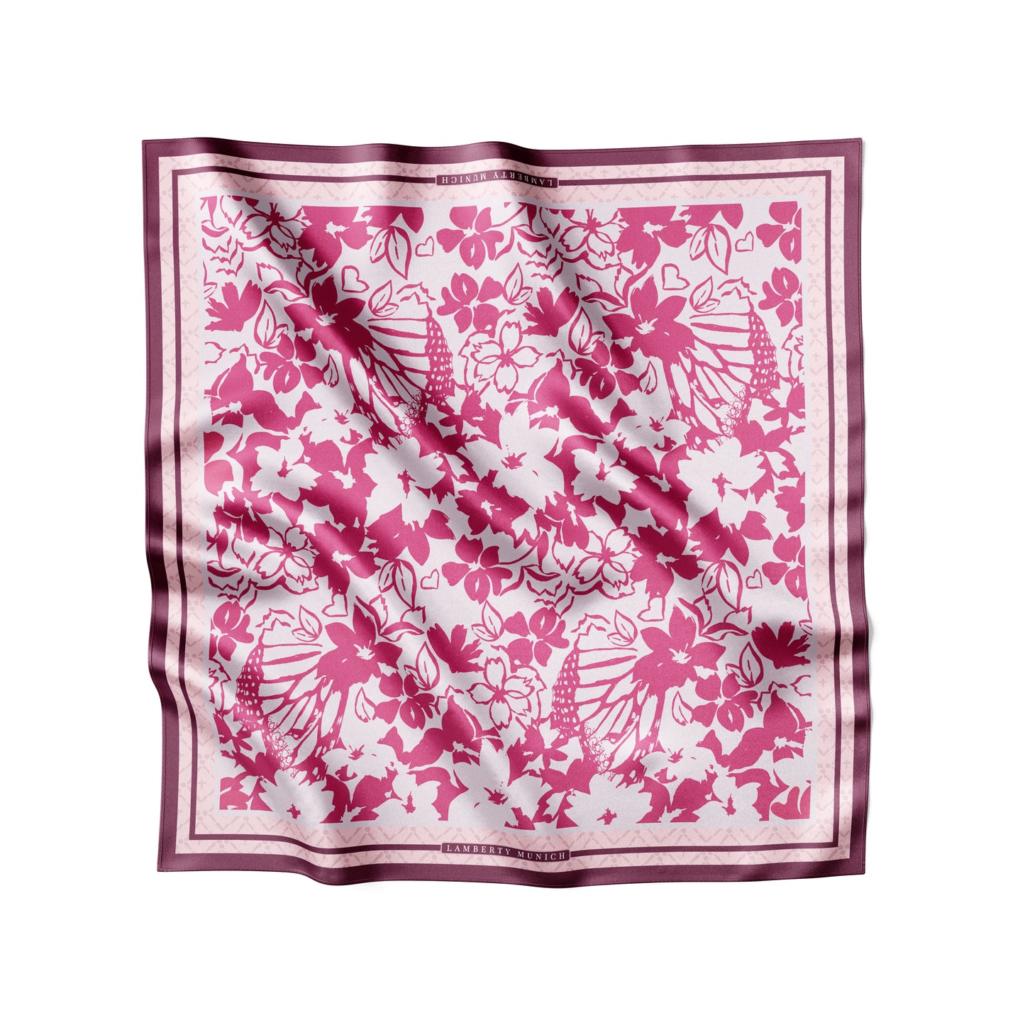 Harmony Lino Seidenschal mit Blumenmuster