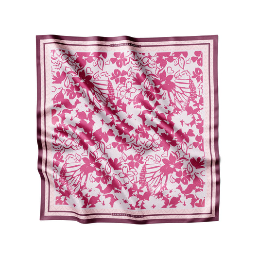 Harmony Lino Seidenschal mit Blumenmuster