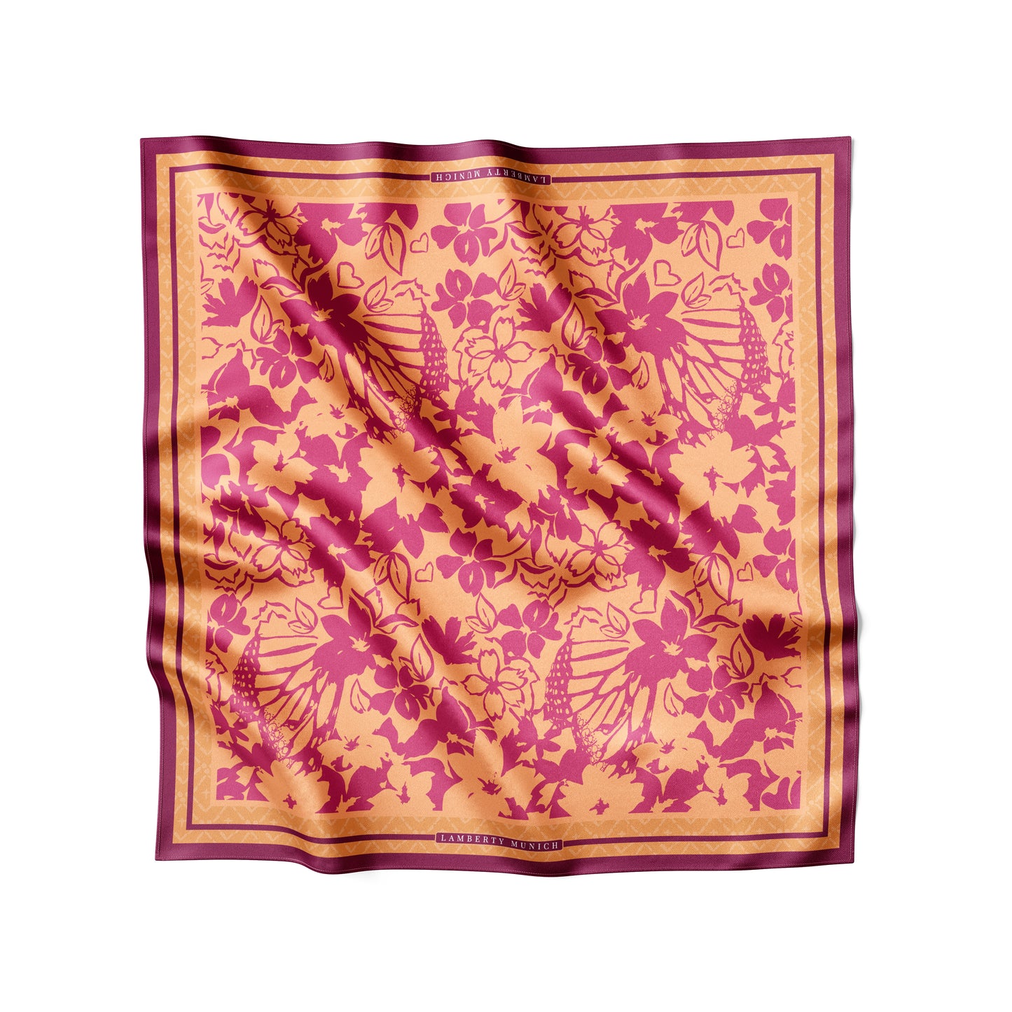 Harmony Lino Seidenschal mit Blumenmuster