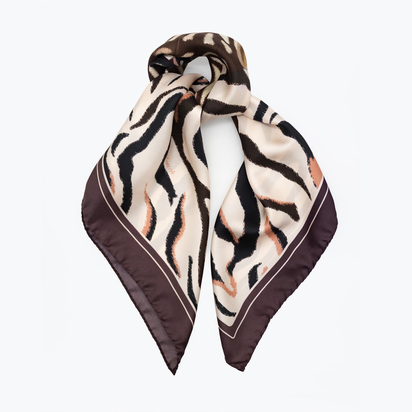 Spotted Zebra - Midi Silk Scarf